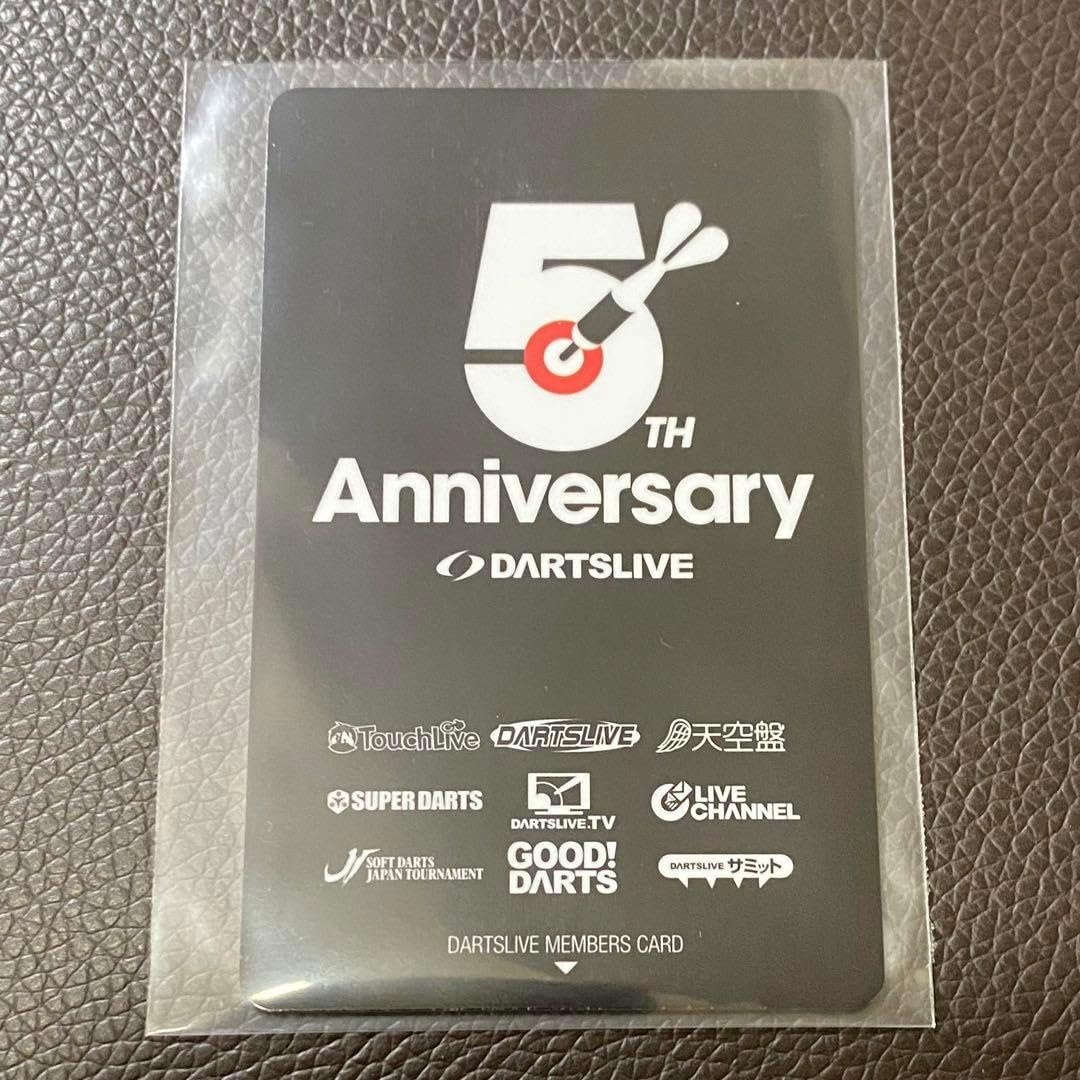 ダーツライブカード　5周年 ダーツライブ 5周年記念 ダーツライブカード DARTSLIVE PLAYER GOODS第